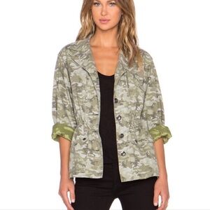 ATM Anthony Thomas Melillo Green Camouflage Jacket | Sz M